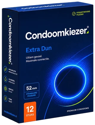 Voorbeeldverpakking Condoomkiezer Extra Dun